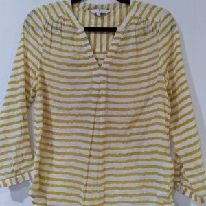 Nwt Olive Hill Womens Multi Floral Tie Up Tunic Blouse Size Medium